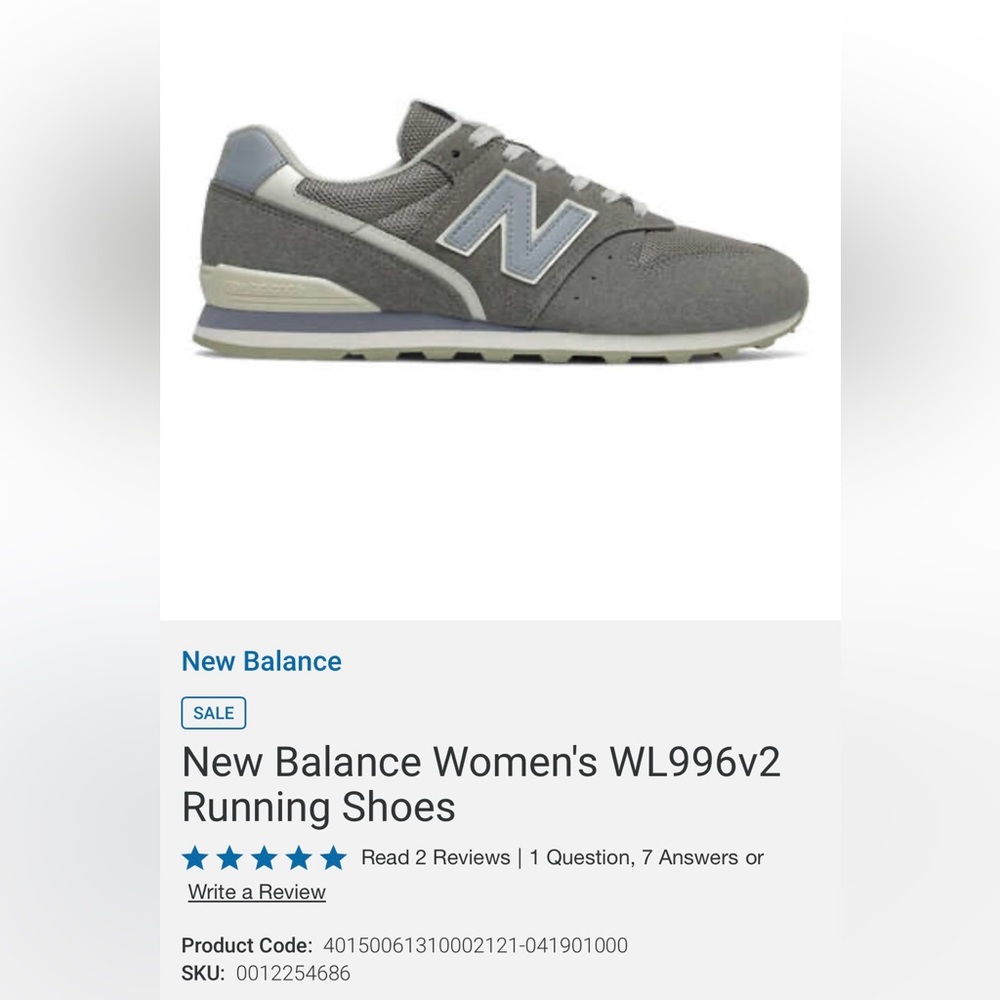 New Balance Women's WL996v2 Running Shoes, Castlerock/Light Slate